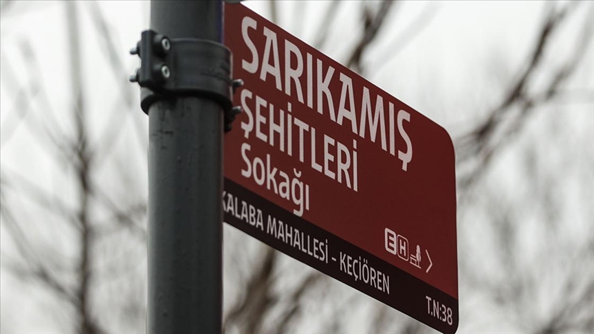 Başkentte şehitler anısına "Sarıkamış Şehitleri Sokağı" açıldı