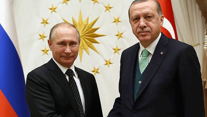 Cumhurbaşkanı Erdoğan, Putin'le görüştü