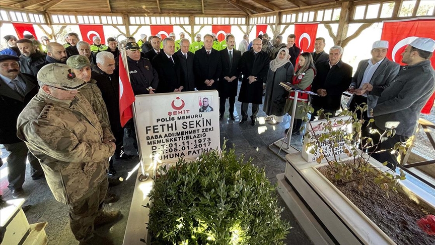 Şehit polis Fethi Sekin için Elazığ'da anma etkinliği düzenlendi