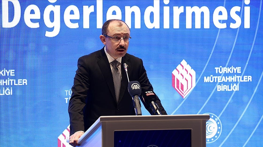 Muş: Yurt dışı müteahhitlik sektörü 2022'yi 17,8 milyar dolar proje büyüklüğüyle kapattı