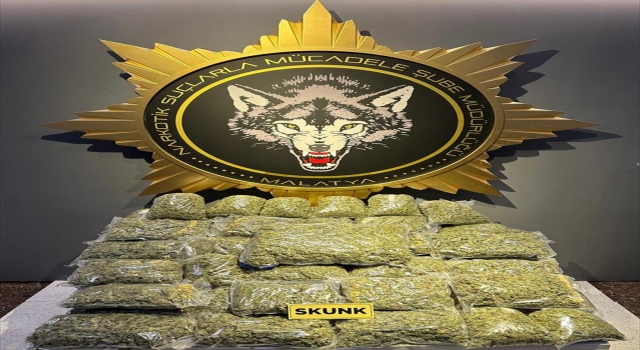 Malatya'da kamyonda 40 kilogram sentetik uyuşturucu ele geçirildi