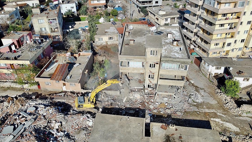 Hatay'ın Hassa ilçesinde 191 binanın enkazı kaldırıldı!