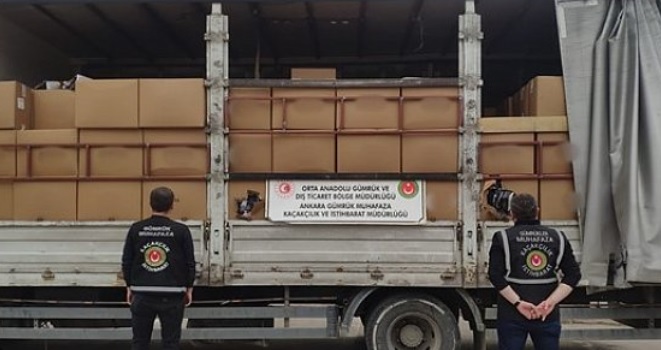 Ankara'da 3,6 ton KAÇAK TÜTÜN ele geçirildi!