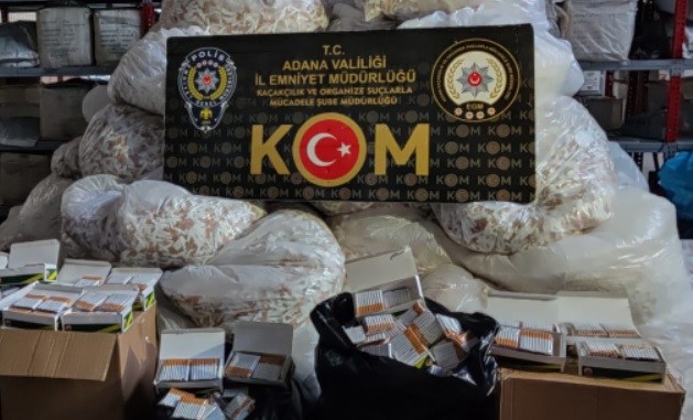Adana'da kaçak sigara operasyonu: 17 Gözaltı