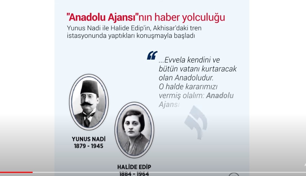 Milli Mücadele'nin sesi Anadolu Ajansı 103. YAŞINDA!