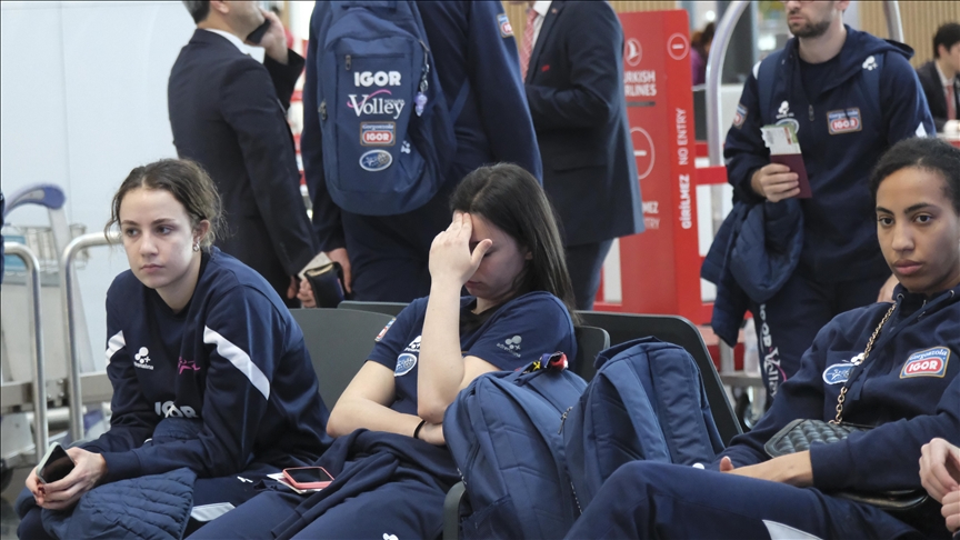 İstanbul'da vefat eden voleybolcu Ituma'nın takımı Igor Gorgonzola, İtalya'ya dönüyor