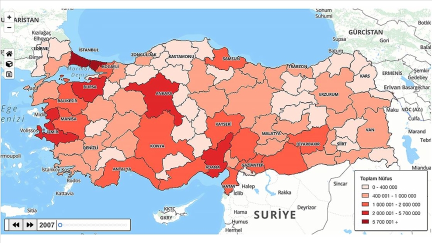 Türkiye İstatistik Kurumu "Nüfus İstatistikleri Portalı" açtı