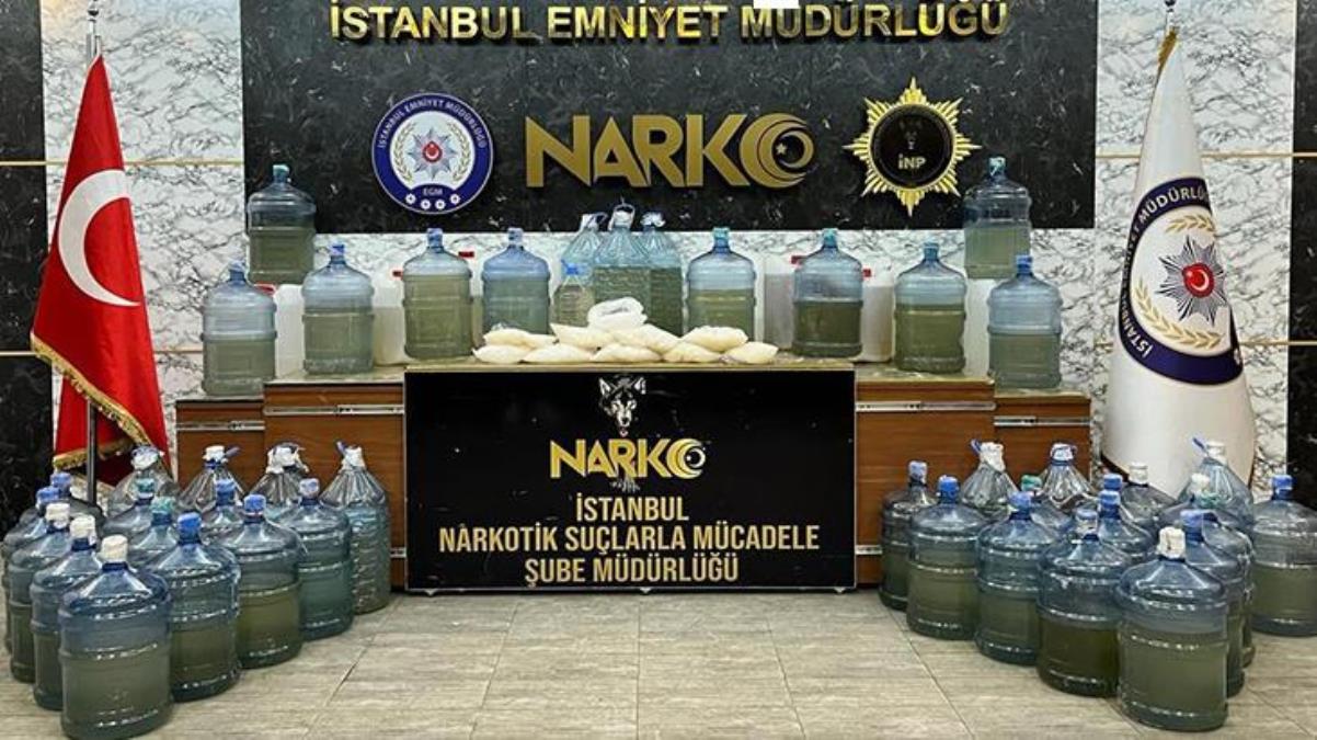 İstanbul'da 780 Kilo Sıvı Kristal Metamfetamin Ele Geçirildi!