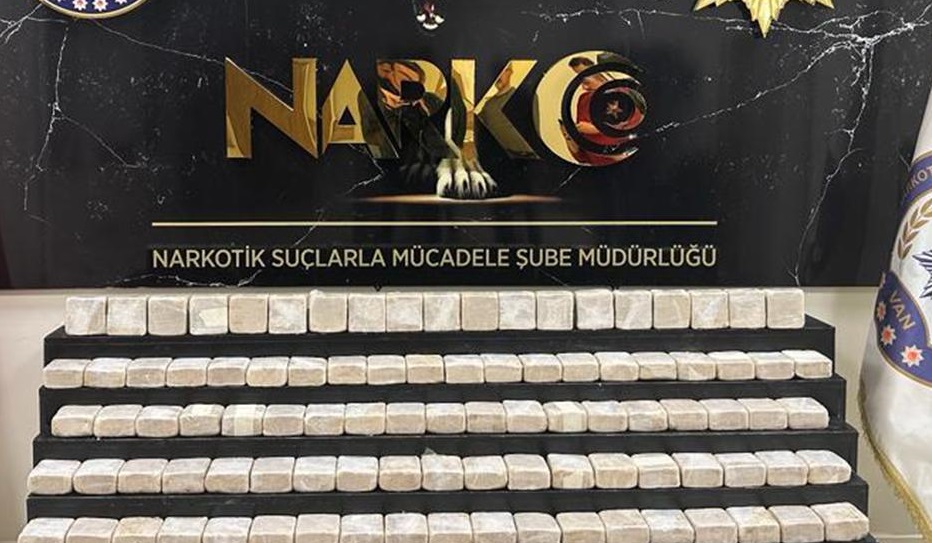 Van'da geçen hafta 401 kilo 100 gram uyuşturucu ele geçirildi