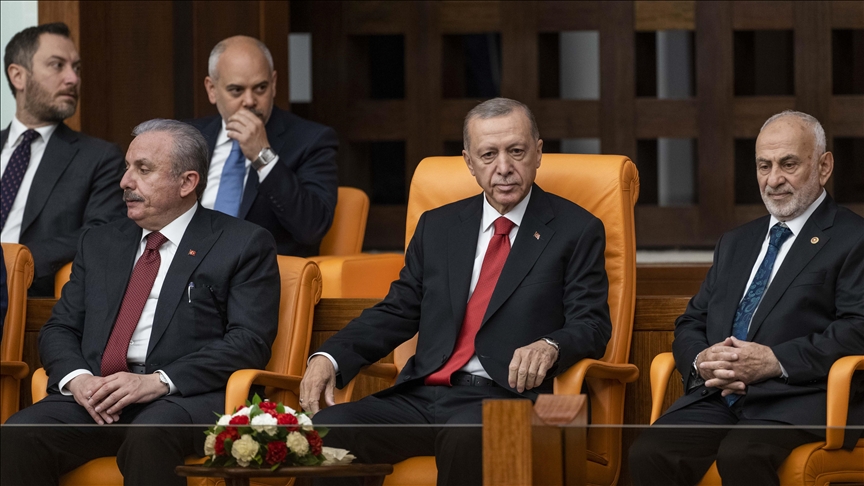 Erdoğan 28. Dönem Milletvekili Ant İçme Töreni dolayısıyla TBMM'de