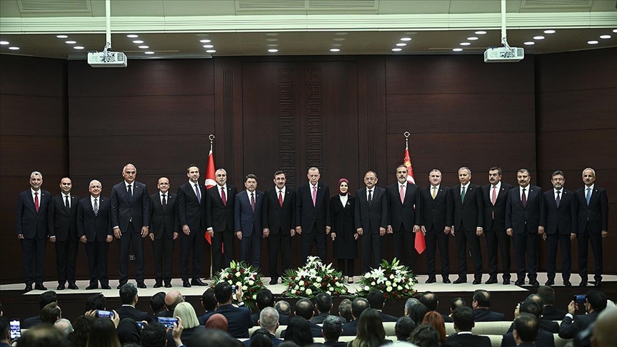 TÜRKİYE YÜZYILI / Cumhurbaşkanı Erdoğan yeni kabineyi açıkladı