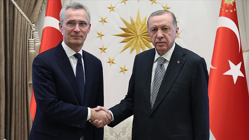 Cumhurbaşkanı Erdoğan, NATO Genel Sekreteri Stoltenberg'i kabul etti