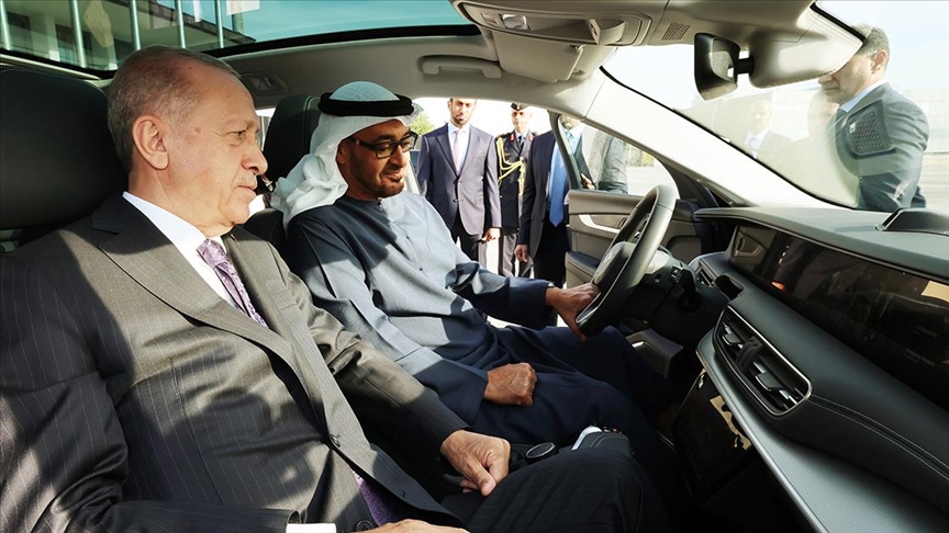 Erdoğan, BAE Devlet Başkanı Muhammed bin Zayid Al Nahyan ile görüştü