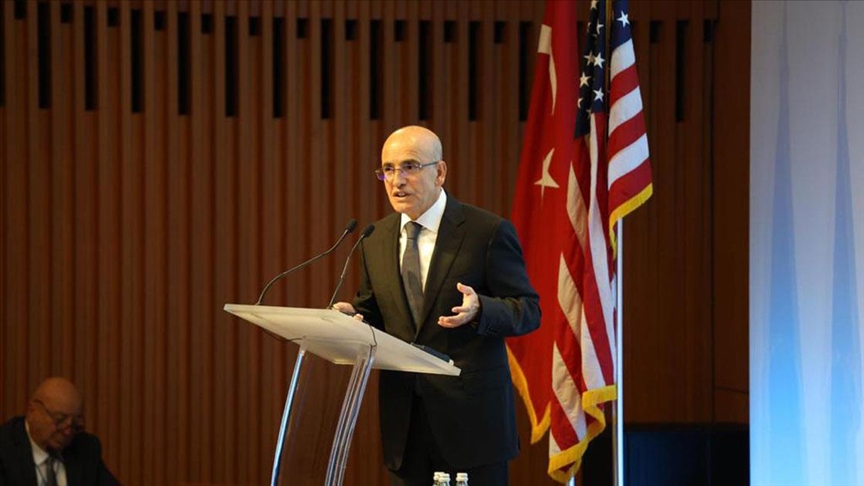 Şimşek, ABD'de yatırımcılara Türkiye'nin ekonomik görünümünü ve hedeflerini anlattı
