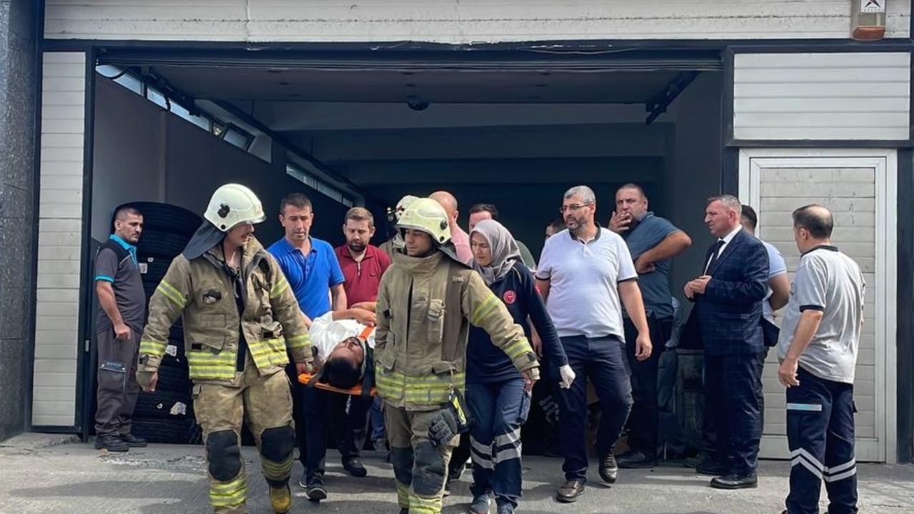 İstanbul'da iş yeri asansörü düştü / 7 Yaralı!