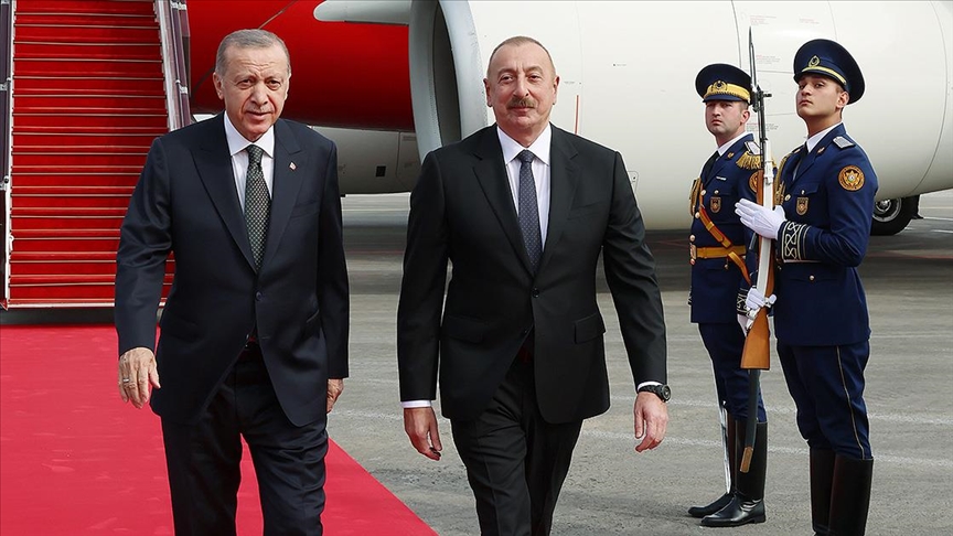 ..Cumhurbaşkanı Erdoğan Nahçıvan'da..