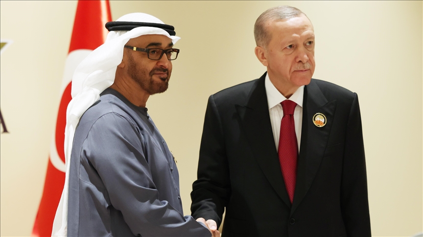 BAE Devlet Başkanı Al Nahyan, Ankara'daki terör saldırısının ardından Cumhurbaşkanı Erdoğan'ı telefonla aradı