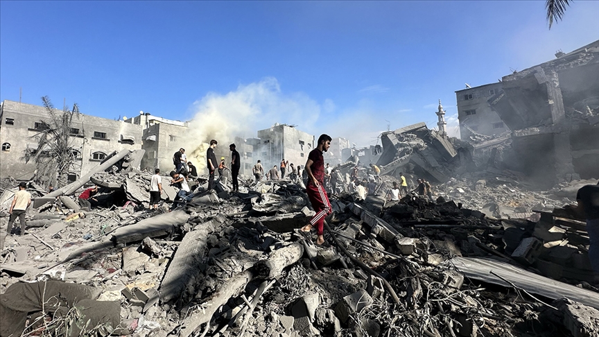 GAZZE'DE İNSANLIK DRAMI / İsrail'in Gazze'ye saldırıları 12. Gününde..