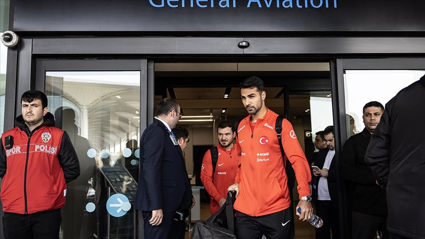 A Milli Futbol Takımı, İstanbul'da..