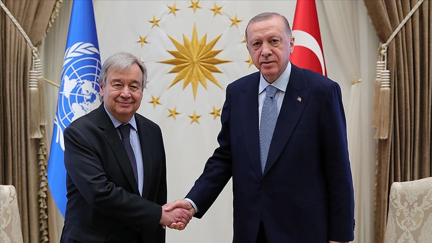 Cumhurbaşkanı Erdoğan, BM Genel Sekreteri Guterres ile telefonda görüştü