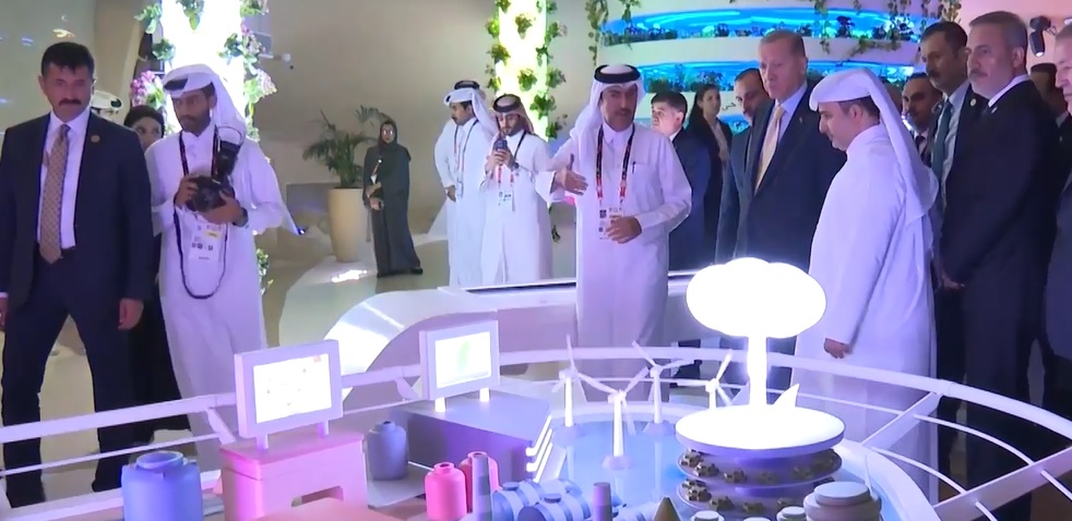 Cumhurbaşkanı Erdoğan 'EXPO 2023' Fuar alanını ziyaret etti