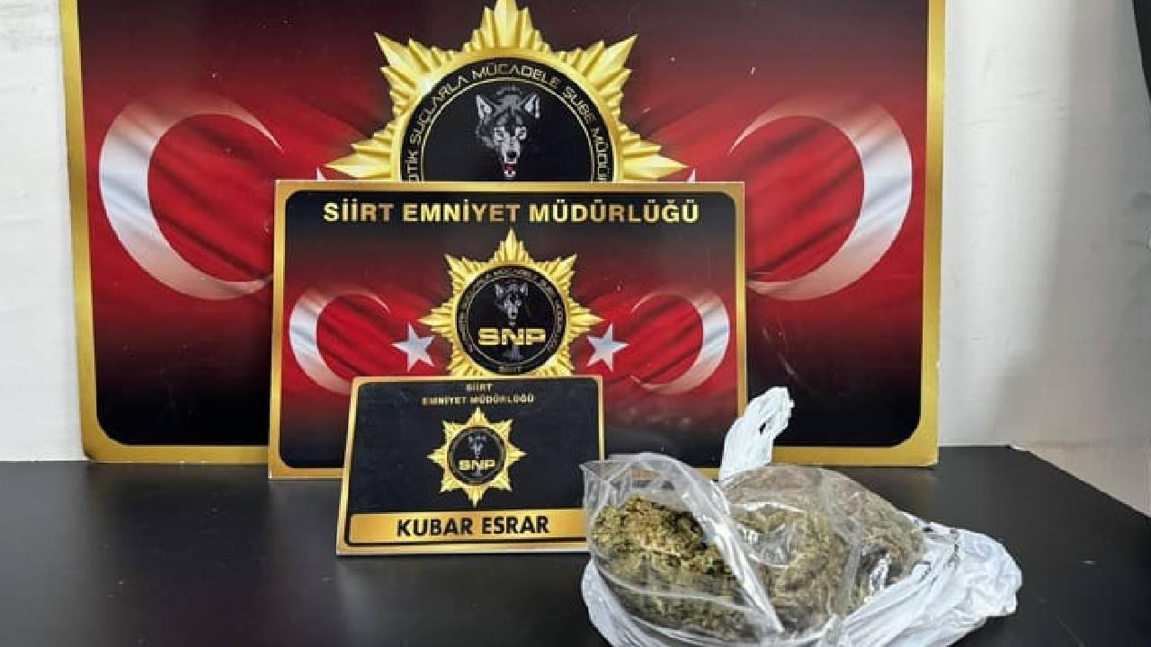 Siirt'te uyuşturucu operasyonlarında 1 kişi tutuklandı