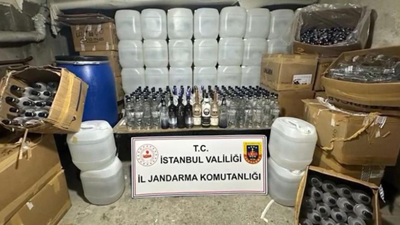 İstanbul'da 9 bin litreden fazla sahte içki ele geçirildi!