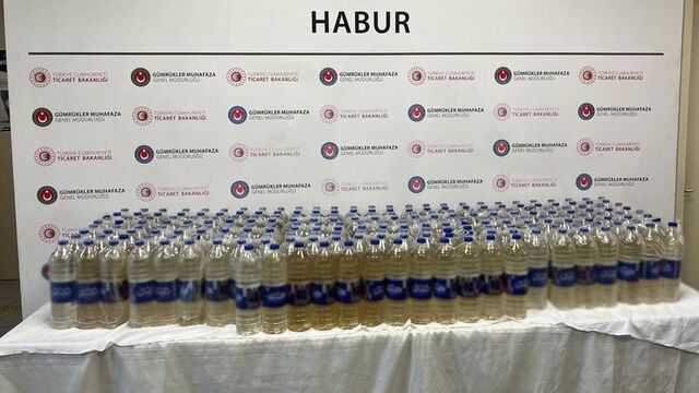 Habur Sınır Kapısı'nda ele geçirildi! Tam 345 kilo sıvı metamfetamin