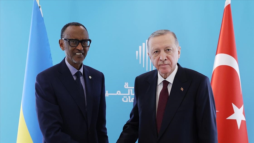 Cumhurbaşkanı Erdoğan, Ruanda Cumhurbaşkanı Kagame ile görüştü