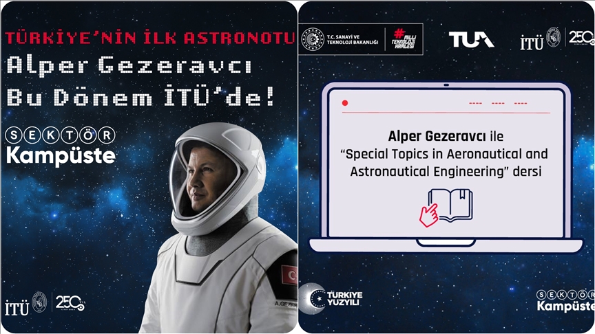 Astronot Alper Gezeravcı, İTÜ’de ders verecek!