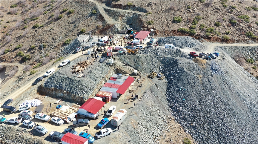 Elazığ'da krom madeninde göçük meydana geldi