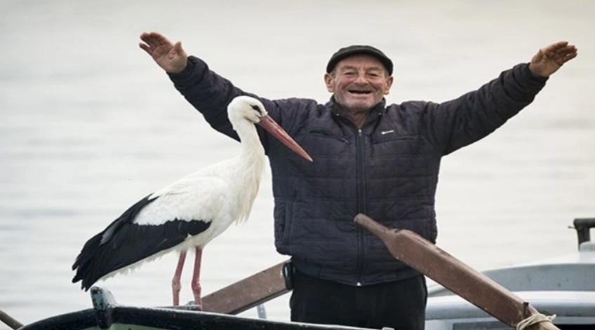 Yaren Leylek Adem Amca ile 13'üncü kez buluştu!