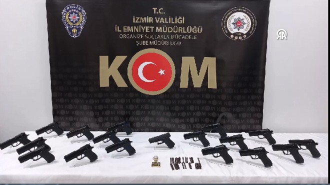 İzmir'de suç örgütü ve kaçakçılara operasyon: 20 Gözaltı