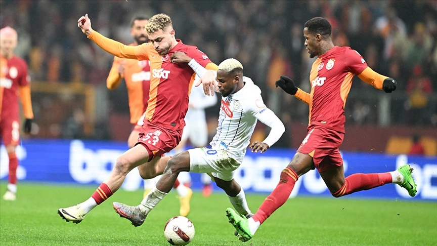 Galatasaray'dan 6 gollü galibiyet