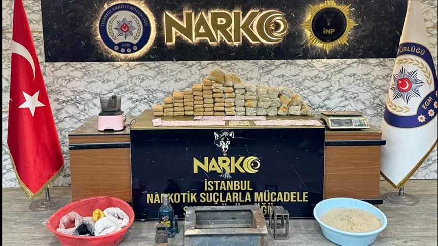 "Narkoçelik-6" operasyonlarında 245 kişi yakalandı, 654 kilo uyuşturucu ele geçirildi