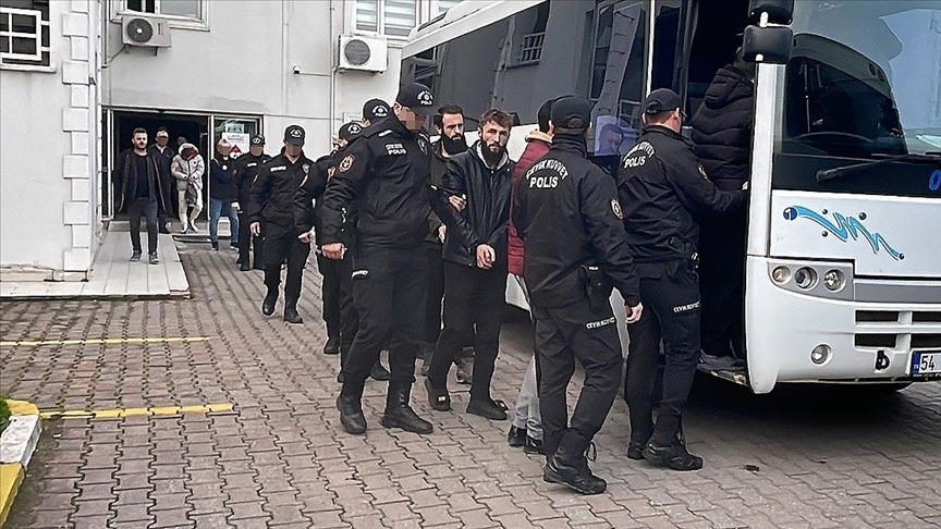 Bozdoğan-11 operasyonlarında yakalanan 33 şüpheliden 14'ü tutuklandı