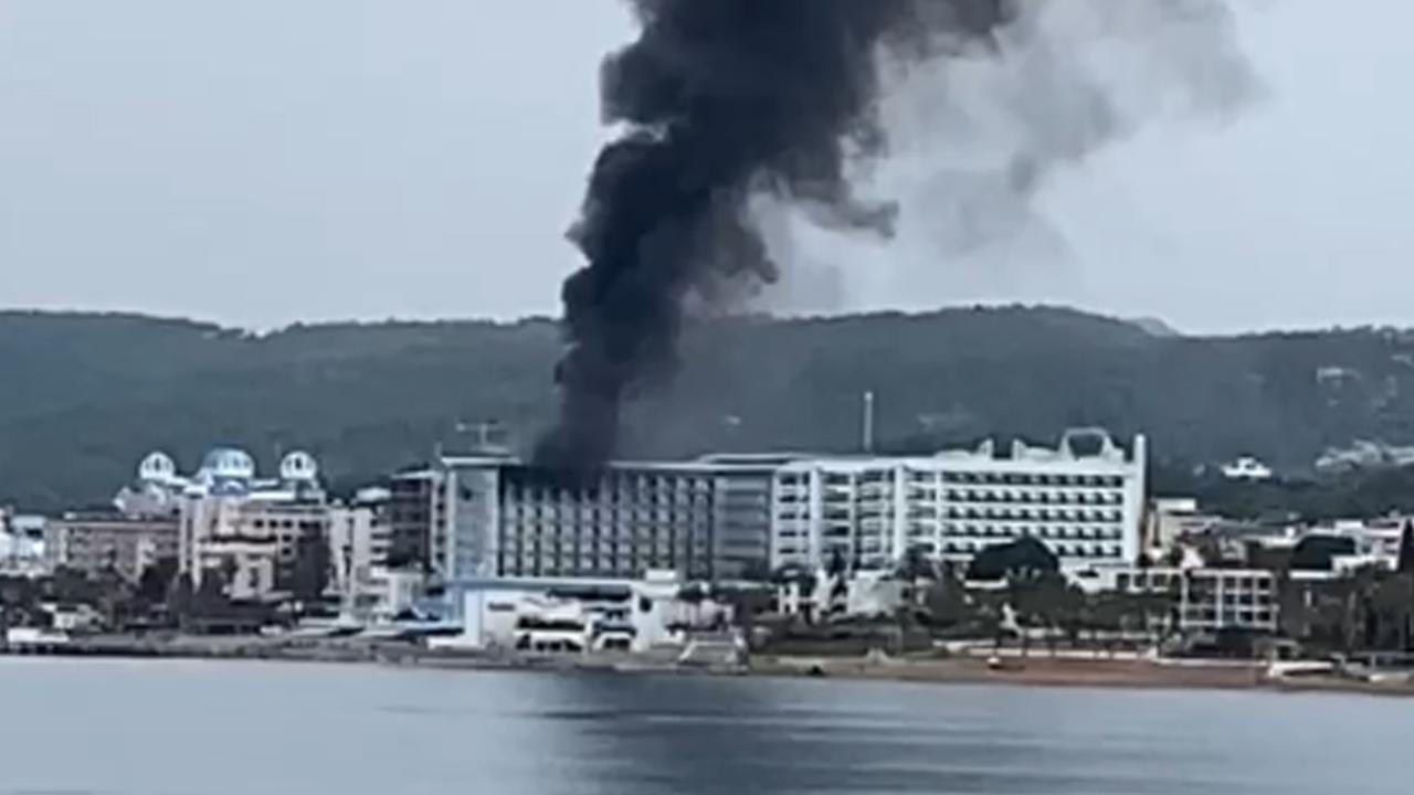 Alanya'da otelde yangın çıktı!