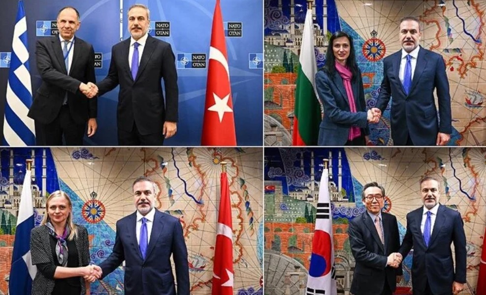 Dışişleri Bakanı Fidan, Brüksel'de diplomatik temaslarda bulundu
