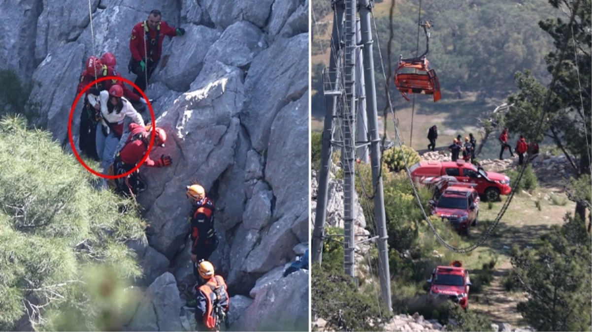 Antalya'daki teleferik kazasında mahsur kalanların tamamı kurtarıldı