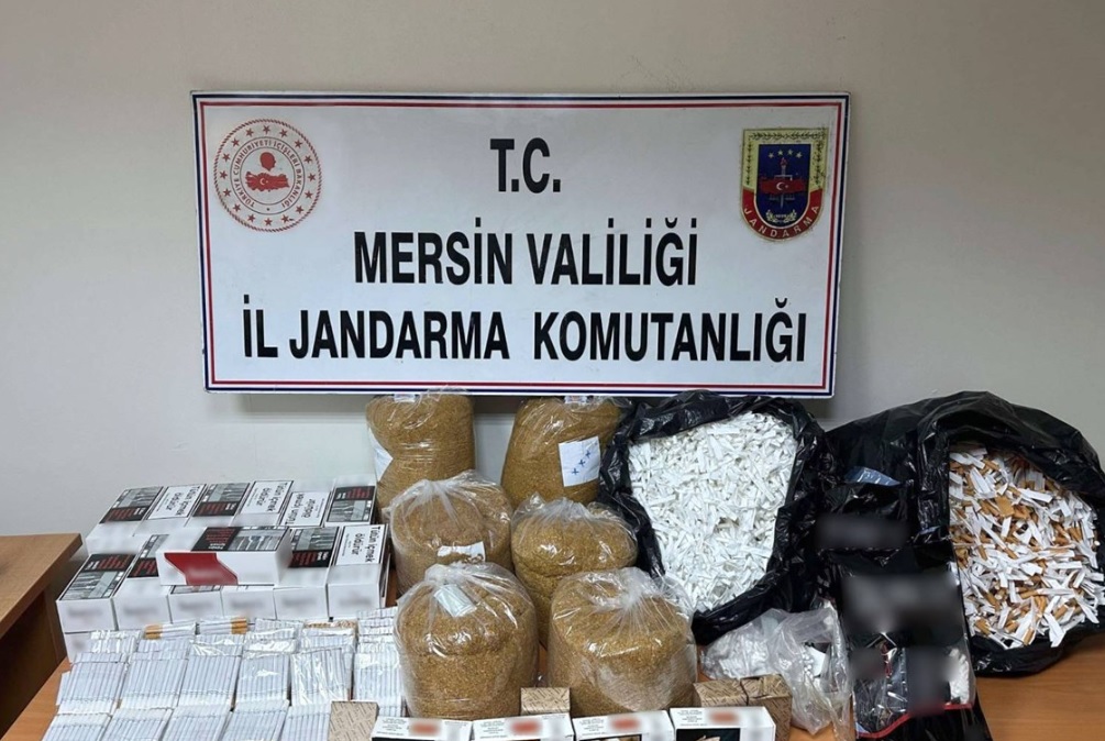 MERSİN'de "Kaçak Makaron" Operasyonu