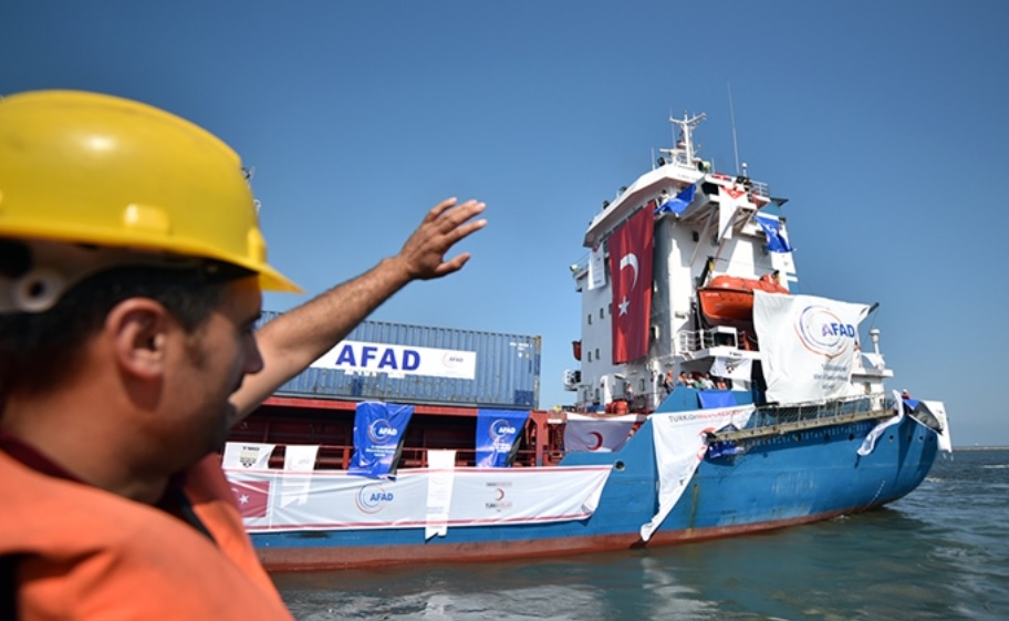 "Türkiye-Katar Gazze İyilik Gemisi" bugün Mersin'den uğurlanacak