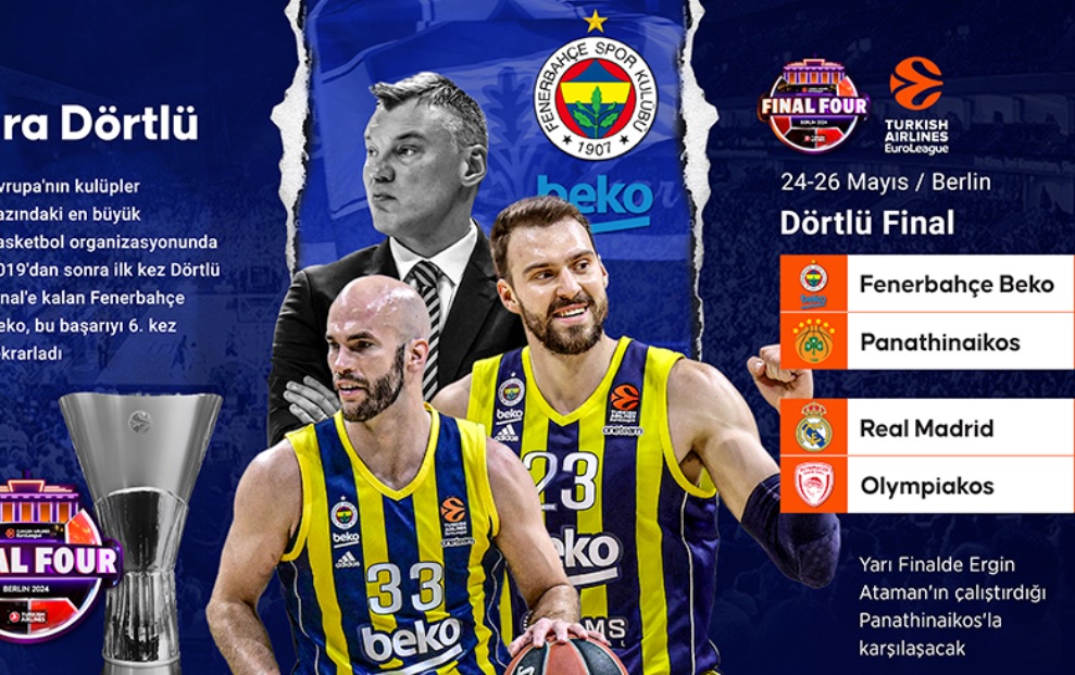 Fenerbahçe Beko, "ilklerle" 5 yıl sonra Dörtlü Final'de