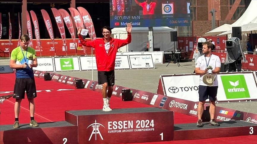 Milli okçu Mete Gazoz, Avrupa Şampiyonu oldu!