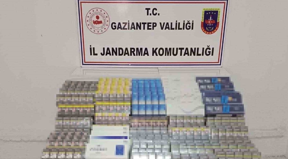 Gaziantep'te 1 Milyon Liralık Kaçak Sigara Operasyonu