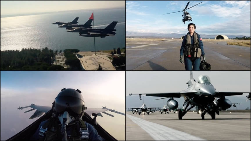 MSB'den Hava Kuvvetleri'nin kuruluş yıl dönümüne özel video