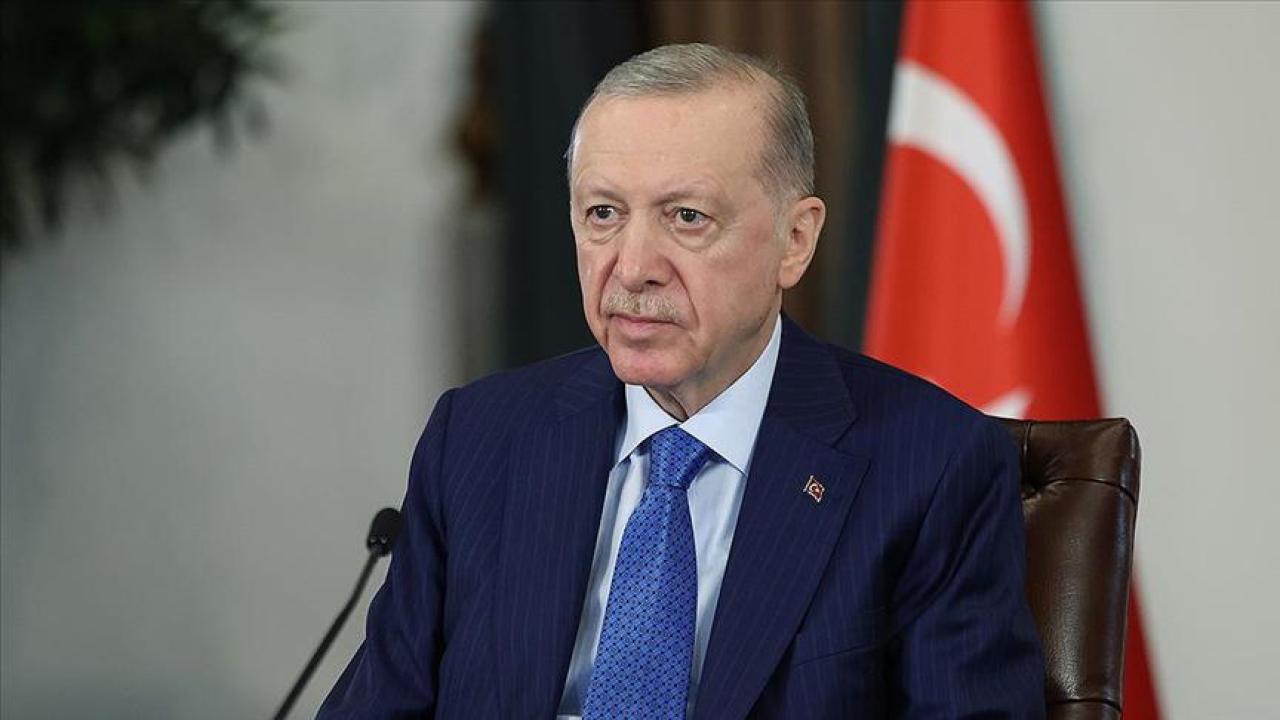CUMHURBAŞKANI ERDOĞAN LİDERLERLE BAYRAMLAŞTI