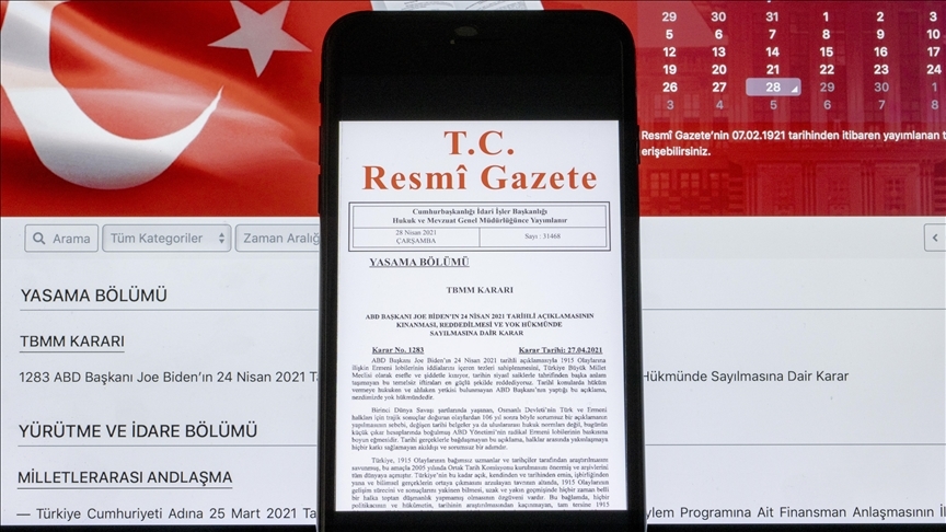 Milletlerarası Anlaşmalar Resmi Gazete'de yayımlandı