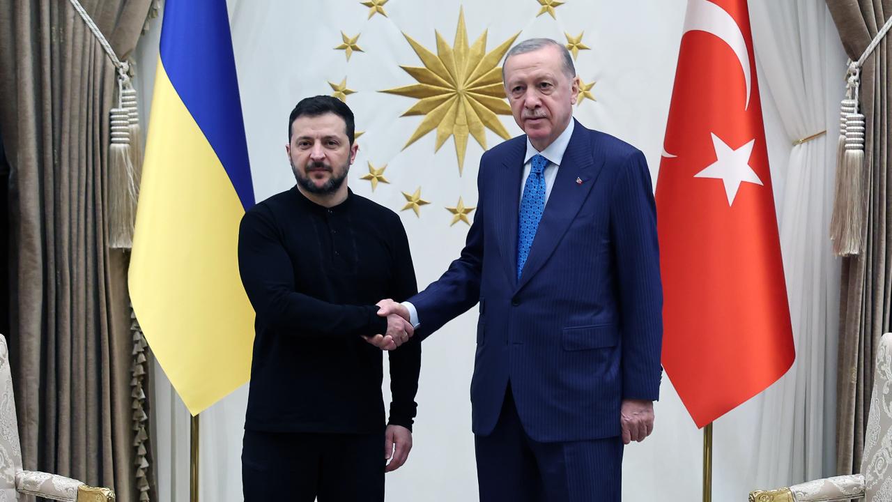 Cumhurbaşkanı Erdoğan, Zelenski ile görüştü