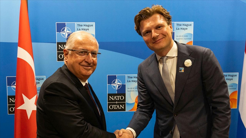 MİLLİ SAVUNMA BAKANI GÜLER, HOLLANDALI MEVKİDAŞI BREKELMANS İLE GÖRÜŞTÜ