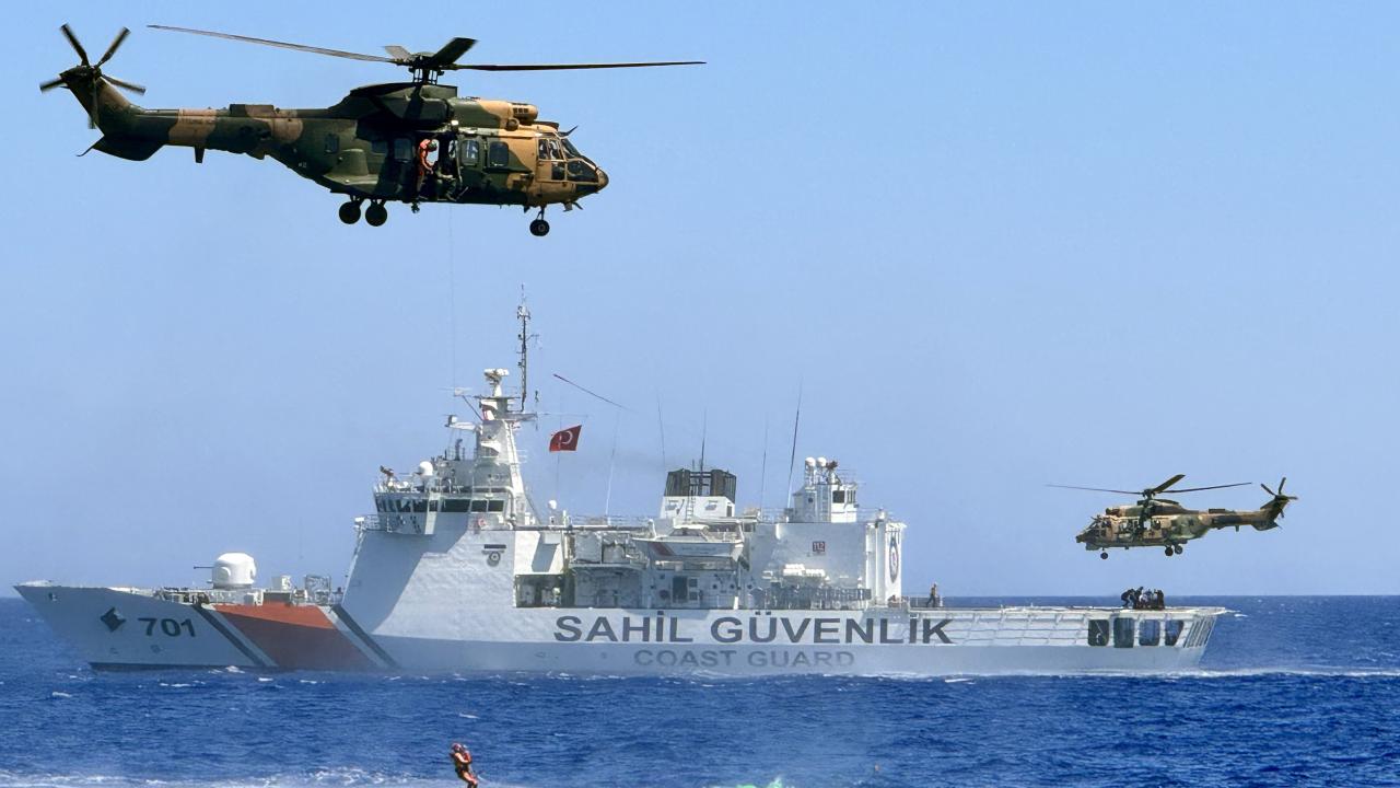 ŞEHİT TEĞMEN CANER GÖNYELİ TATBİKATI DENİZ SAFHASININ ARDINDAN SONA ERDİ
